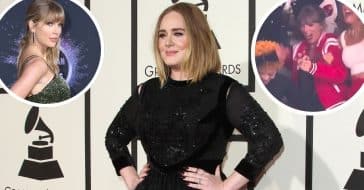 Adele discusses football