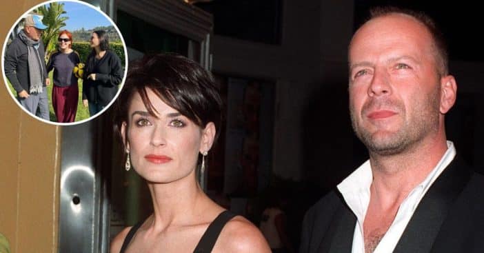 Demi Moore Teams Up With Her Ex-husband Bruce Willis For Her Daughters Tallulah's 30th Birthday