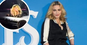 Madonna reacted to a mid-performance mishap with a smile
