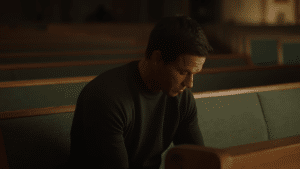 Mark Wahlberg led a prayer in a Super Bowl ad promoting Hallow