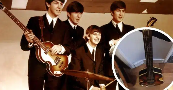 Paul McCartney is reunited with his missing bass guitar at last