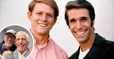 Ron Howard and Henry Winkler enjoyed a surprise Happy Days reunion with their friendship and careers as strong as ever
