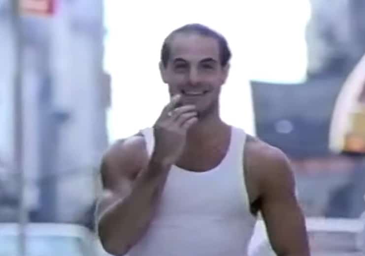 Stanley Tucci modelling photo