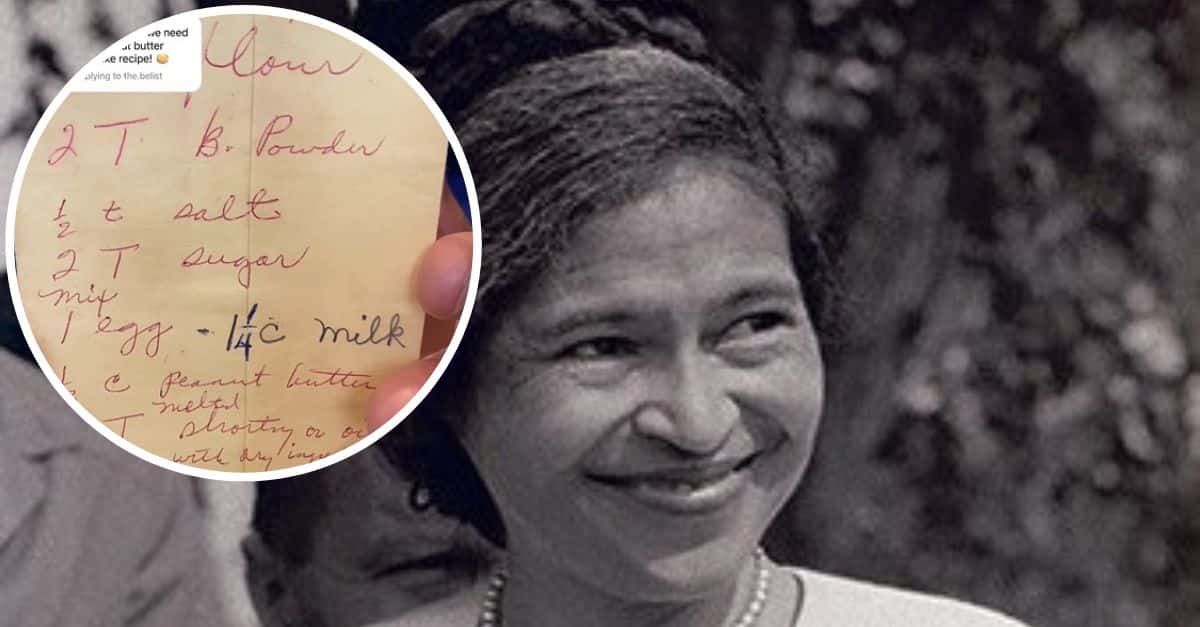 Library Of Congress Shares Rosa Parks’ ‘Featherlite’ Pancake Recipe Found On Back Of Envelope