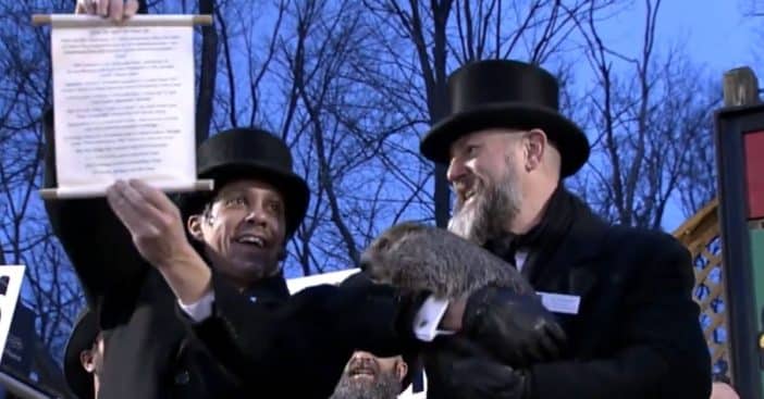 The world's most famous groundhog shares his predictions