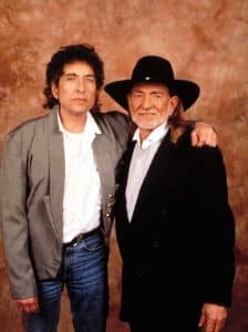 This is the first time Bob Dylan will perform throughout the whole Outlaw Music Festival tour, but his friendship with Willie Nelson stretches back decades