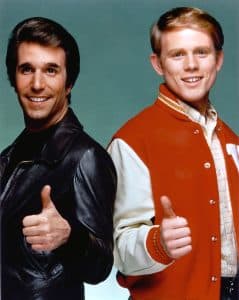 When Henry Winkler and Ron Howard had their surprise Happy Days reunion, it was like no time had passed at all