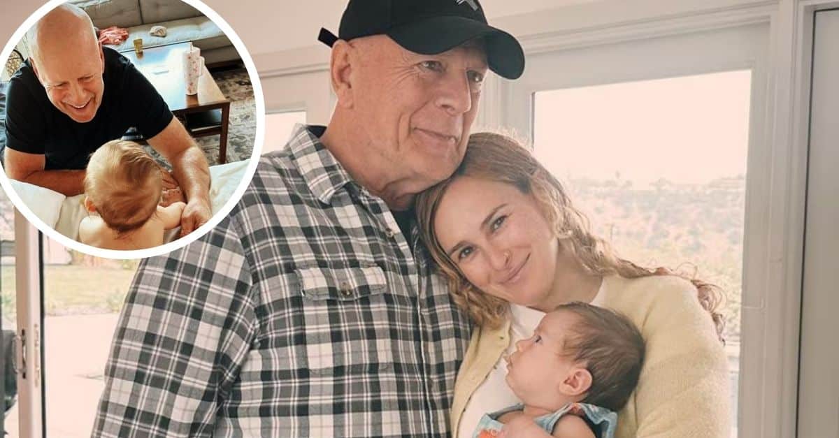 Rumer Willis Shares Sweet Photo Of Dad Bruce Bonding With Her Baby On His Birthday