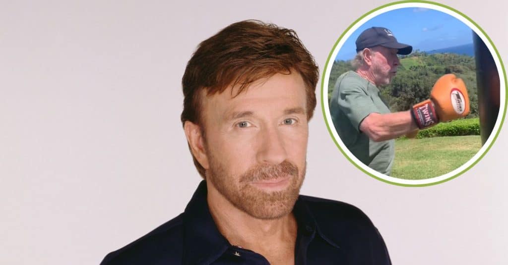 Chuck Norris Shows Off Youthful Energy In Boxing Video For 84th