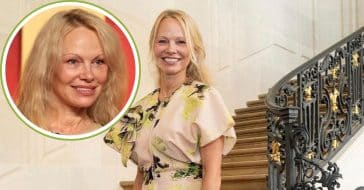 Pamela Anderson makeup-free