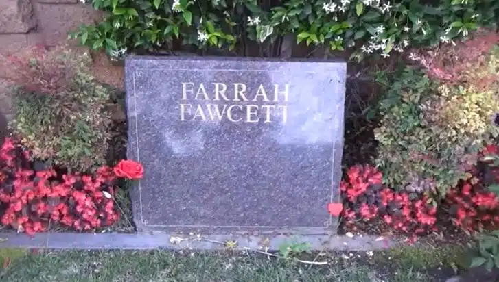 Farrah Fawcett's Gravestone
