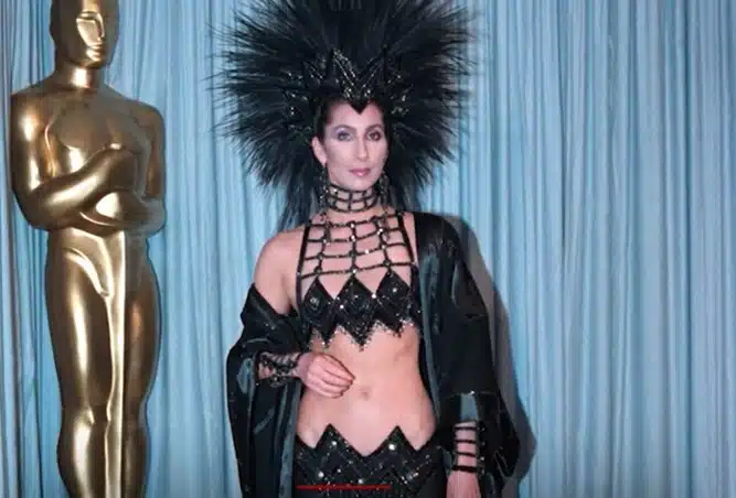 Cher 1986 Oscar dress