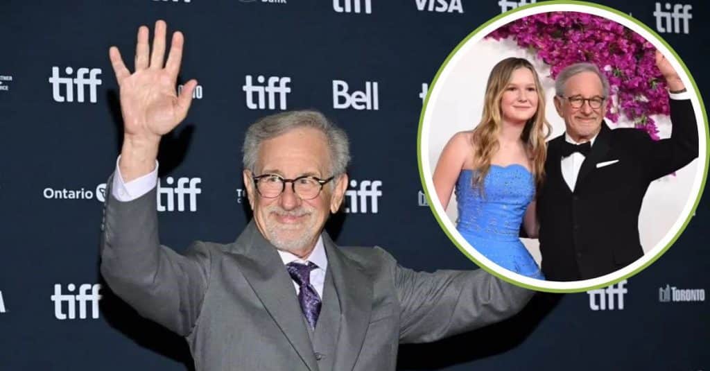 Steven Spielberg Rocks Oscars Red Carpet With Granddaughter