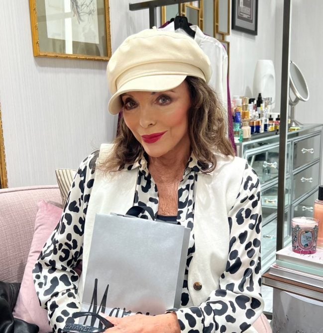 Joan Collins throwback photo