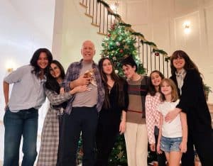Bruce Willis and his family