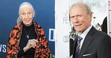 Clint Eastwood made a rare public appearance for a Jane Goodall event
