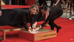 Jodie Foster cemented her place in the foundations of Hollywood at a handprint ceremony
