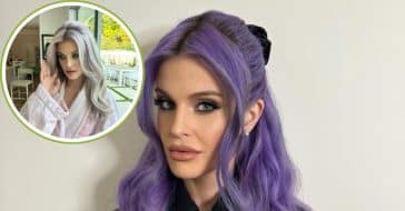 Kelly Osbourne purple hair