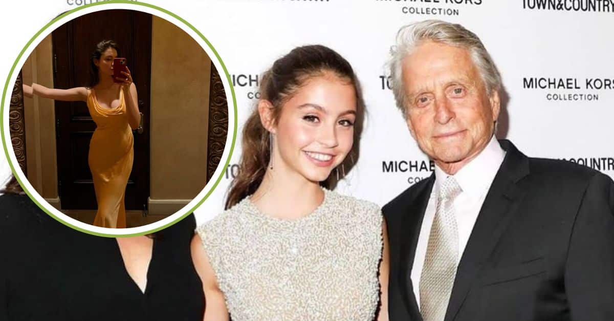 Michael Douglas’ 20-Year-Old Daughter Shows Off Curves In Stunning Wedding Guest Dress