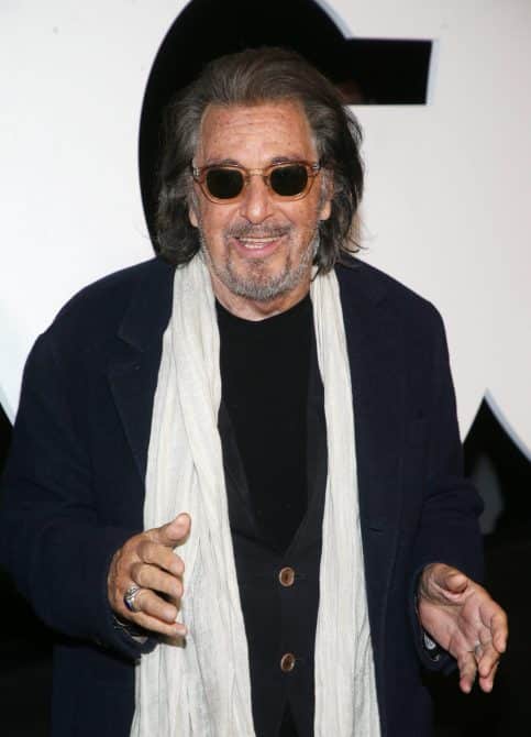 AL Pacino looking downcast