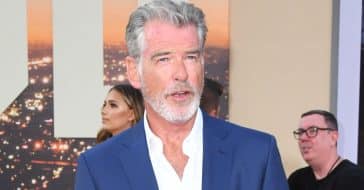 Pierce Brosnan looked to the past as he readied for the future