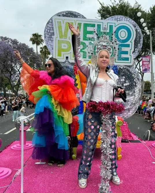 Cyndi Lauper pride parade