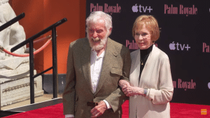 Carol Burnett and Dick Van Dyke were all smiles at her handprint ceremony