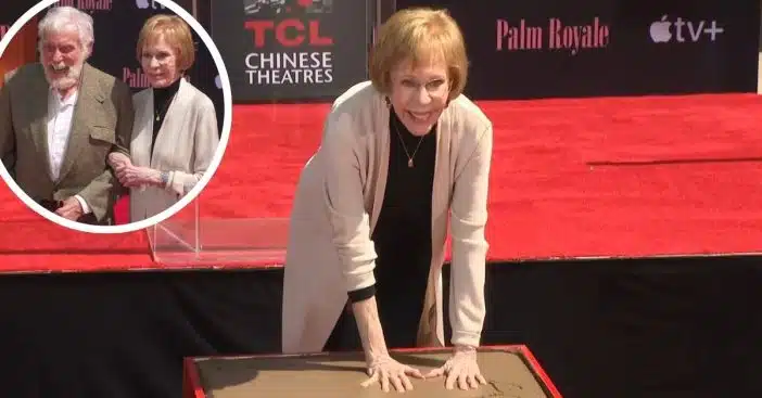Carol Burnett at last gets a handprint ceremony