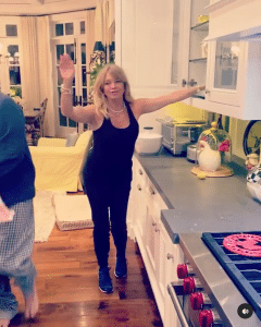 Fans have seen bits of her spacious LA home through social media, but Goldie Hawn may leave that behind