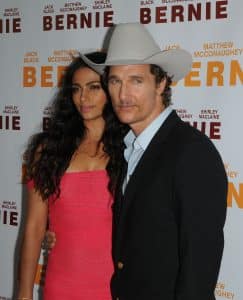 Matthew McConaughey's wife Camila and daughter Vida twinned in coordinating red outfits at a recent NYC event