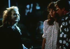Michael Keaton returned to the role of Beetlejuice like a man possessed by a demon, according to Tim Burton