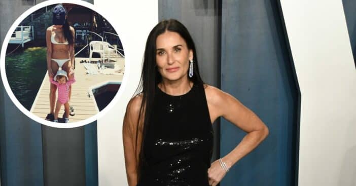 Demi Moore Stuns In A Tiny Bikini For Her Daughter’s 33rd Birthday