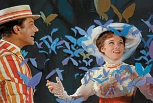 Dick Van Dyke was roughy ten years her senior but was awed by Julie Andrews, her professionalism, patience, and skill