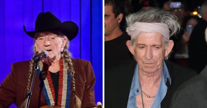Keith Richards Willie Nelson