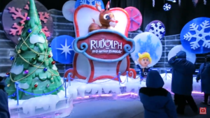Rudolph the Red-Nosed Reindeer is the theme for this year's ICE! Exhibit at the Gaylord Texan Resort
