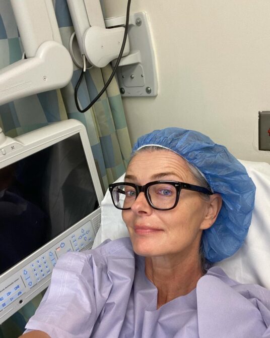 Paulina Porizkova hip replacement surgery