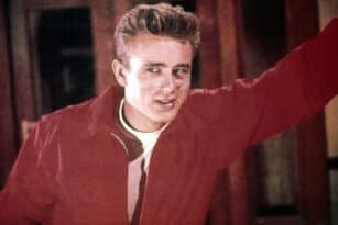 James Dean in the 1950s