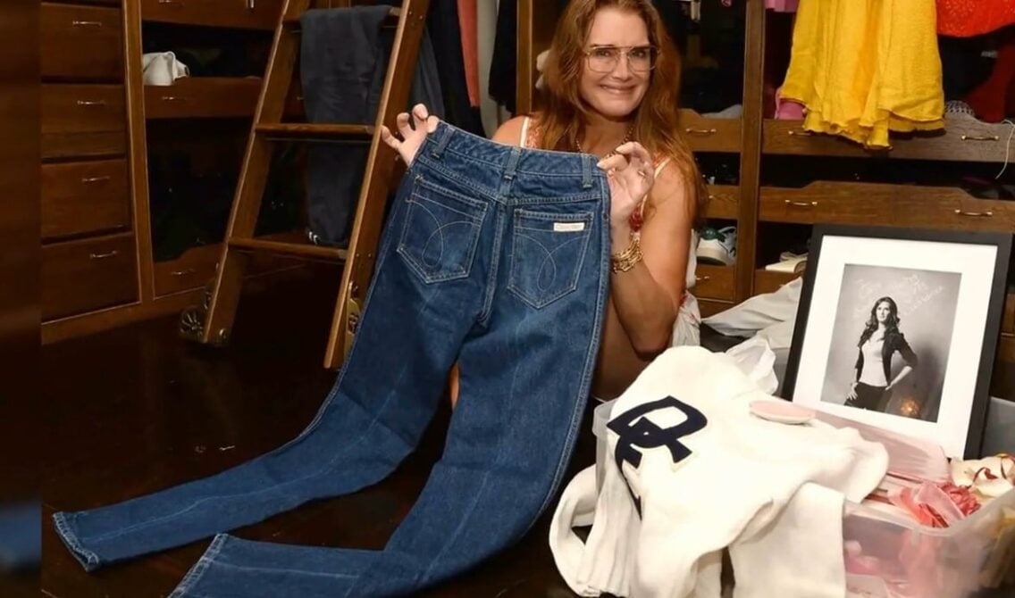 Brooke Shields' Calvin Klein jeans