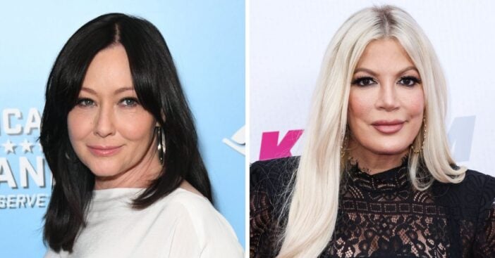 Shannen Doherty and Tori Spelling