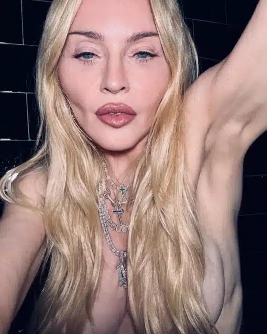 Madonna topless
