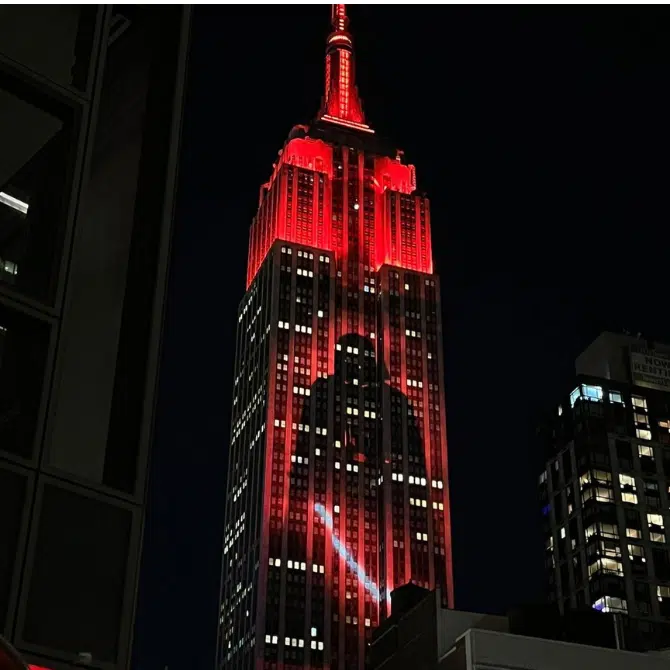 Empire State Building James Earl Jones Tribute