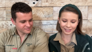 Bindi Irwin got candid and emotional when answering if she and Chandler Powell will have another baby