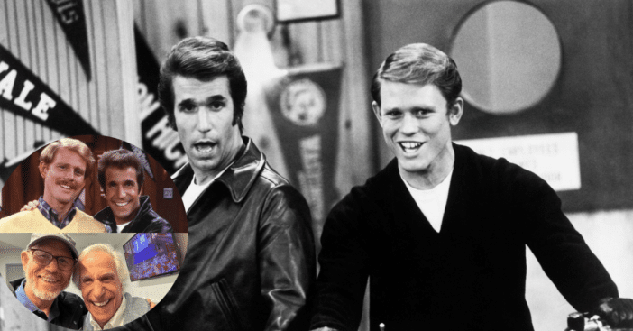 Fonzie richie Cunningham recreate photo