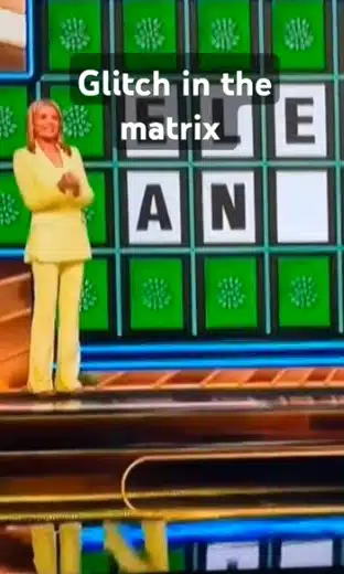 Vanna white glitch