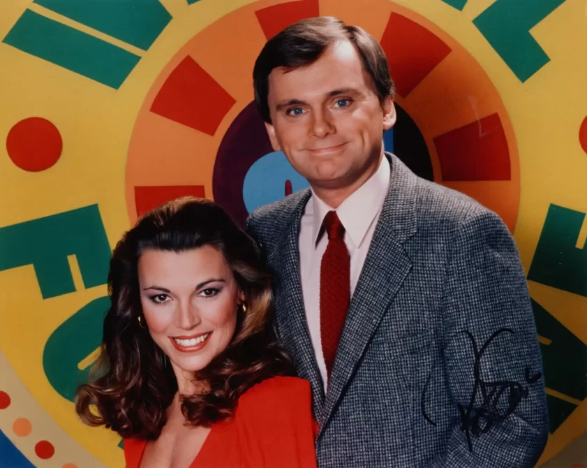 Pat Sajak and Vanna White