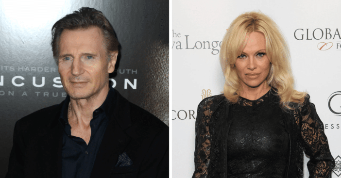 Liam Neeson in love with Pamela Anderson