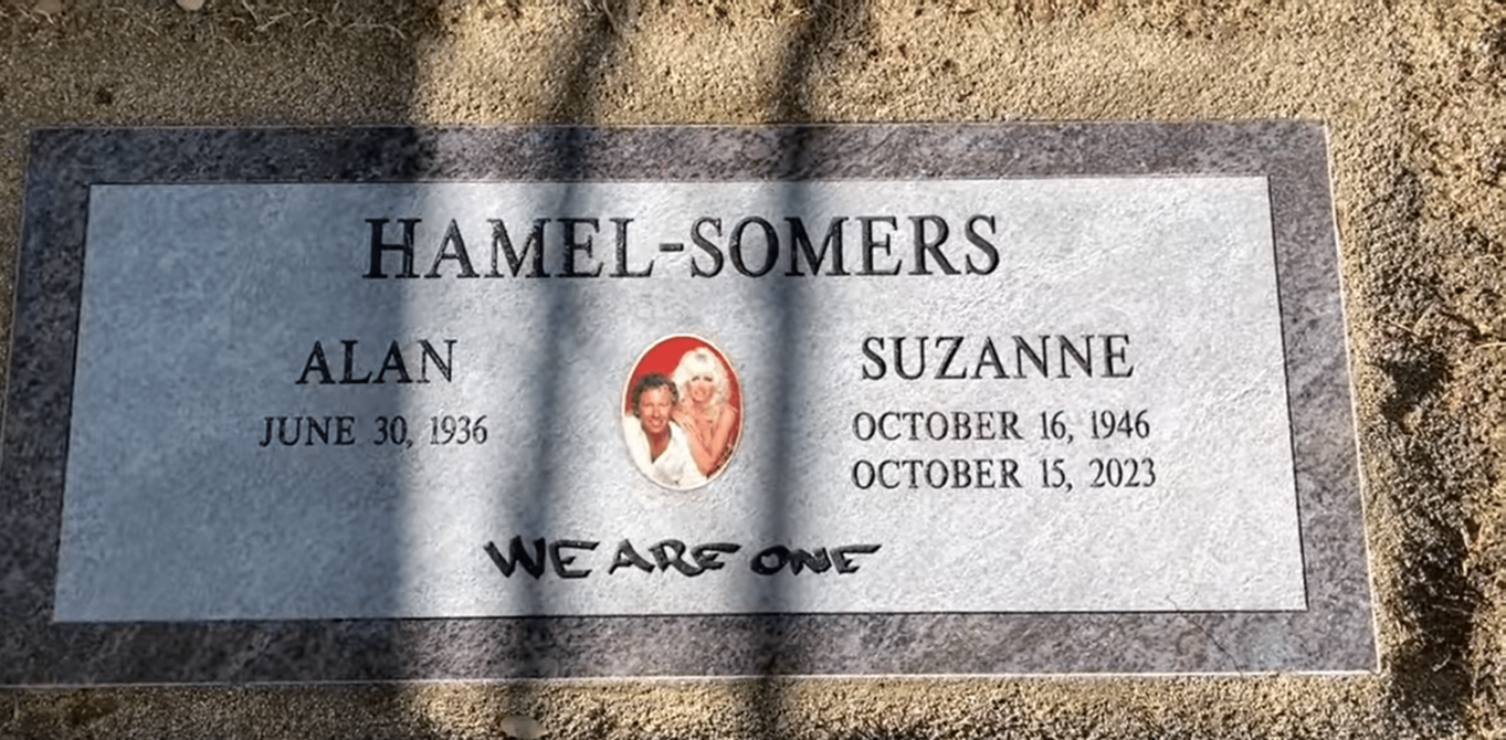 Suzanne Somers headstone