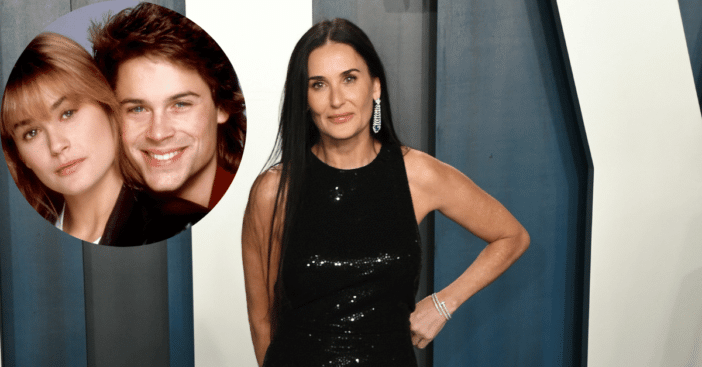 rob lowe had a crush on Demi moore