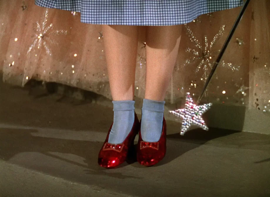 wizard of oz ruby slippers auction