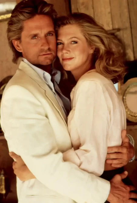 Michael Douglas rivalry with Kathleen Turner